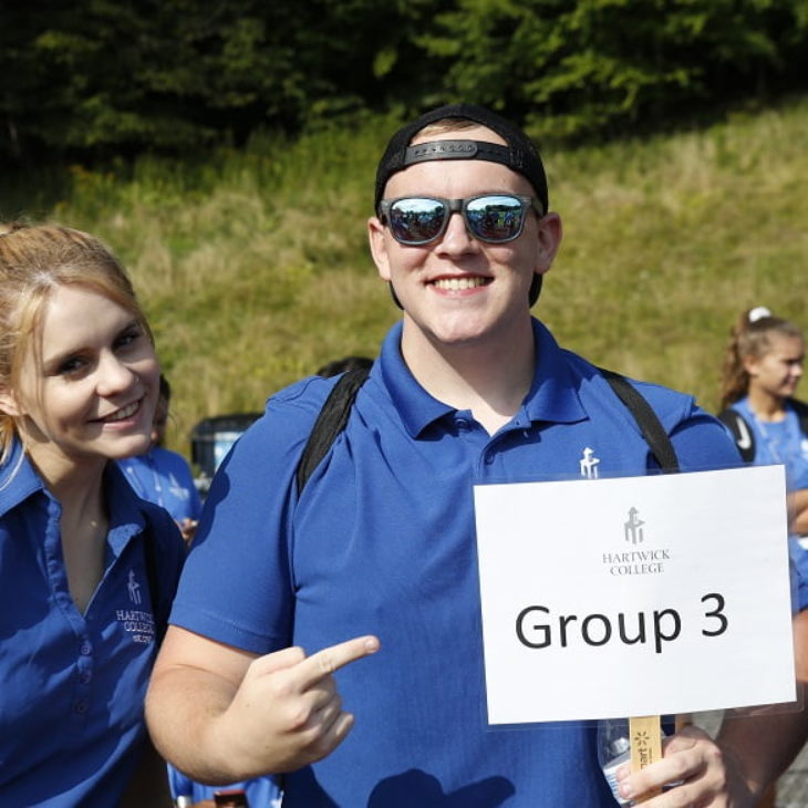 Hartwick College Wick Week Orientation Leader for Group 3