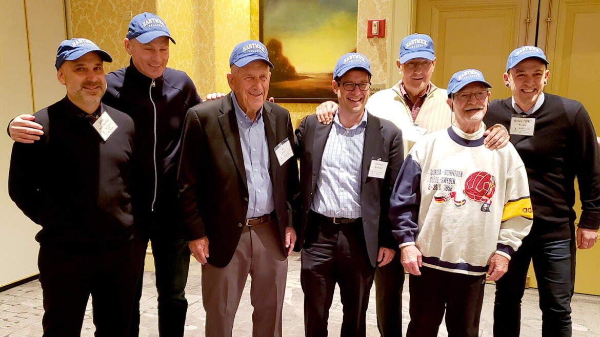 Hartwick College alumni meet President Darren Reisberg at regional event