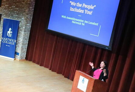 Hartwick College Institute of Public Service Constitution Day Talk delivered by Jen Lunsford '04, New York State Assemblymember for the 135th Assembly District