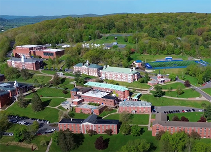 Hartwick College campus on Oyaron Hill, Oneonta, NY