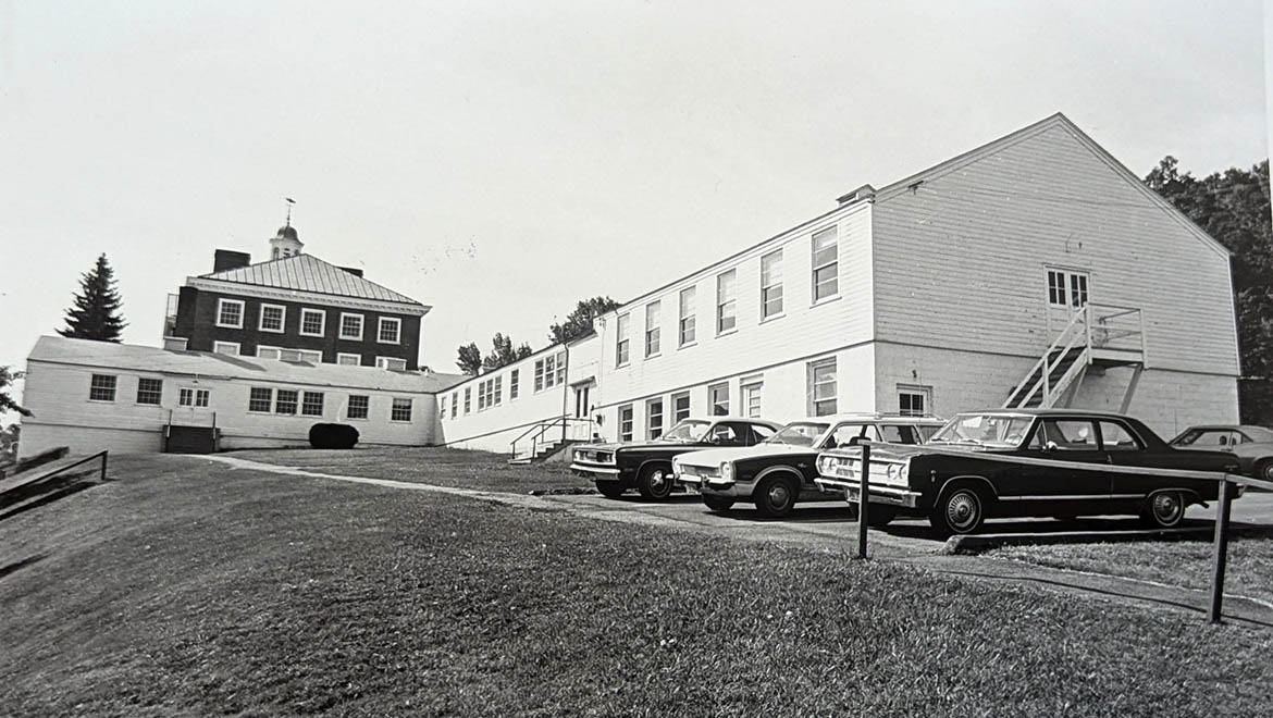 Hartwick College Cardboard Alley Front view